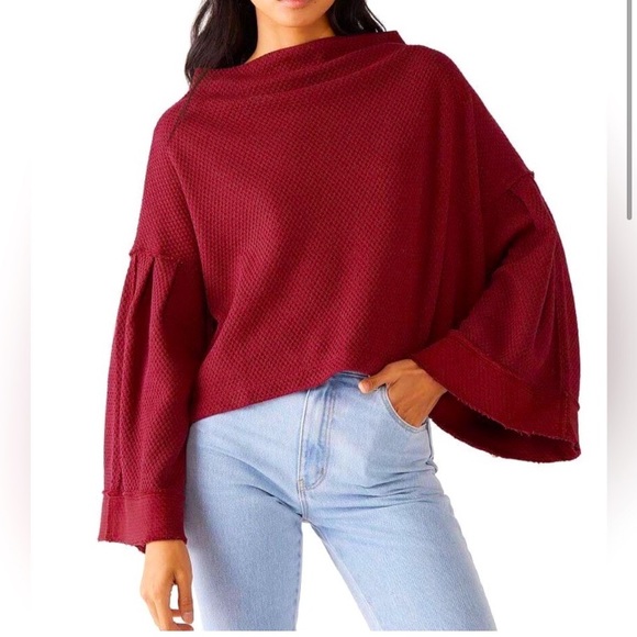 Free People Tops - 🎉Host Pick🎉NWT We The Free Queen Pomegranate Top